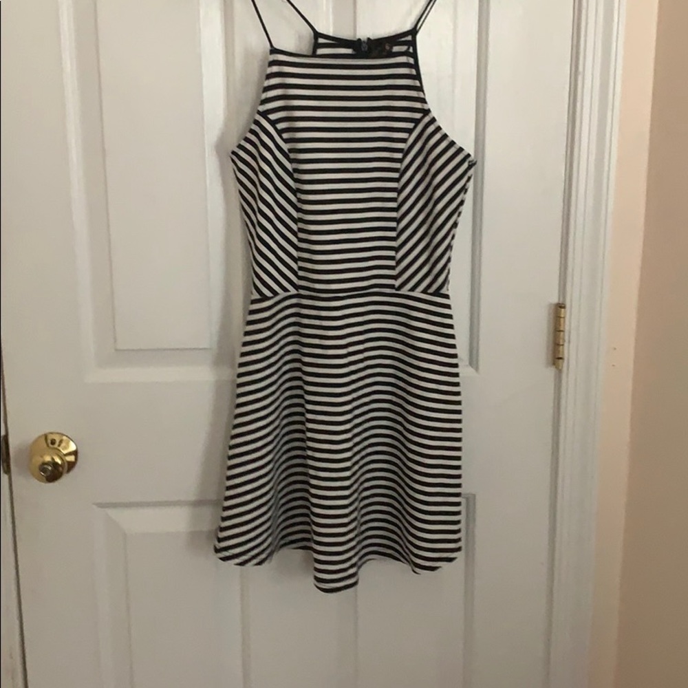 Black and white dress
